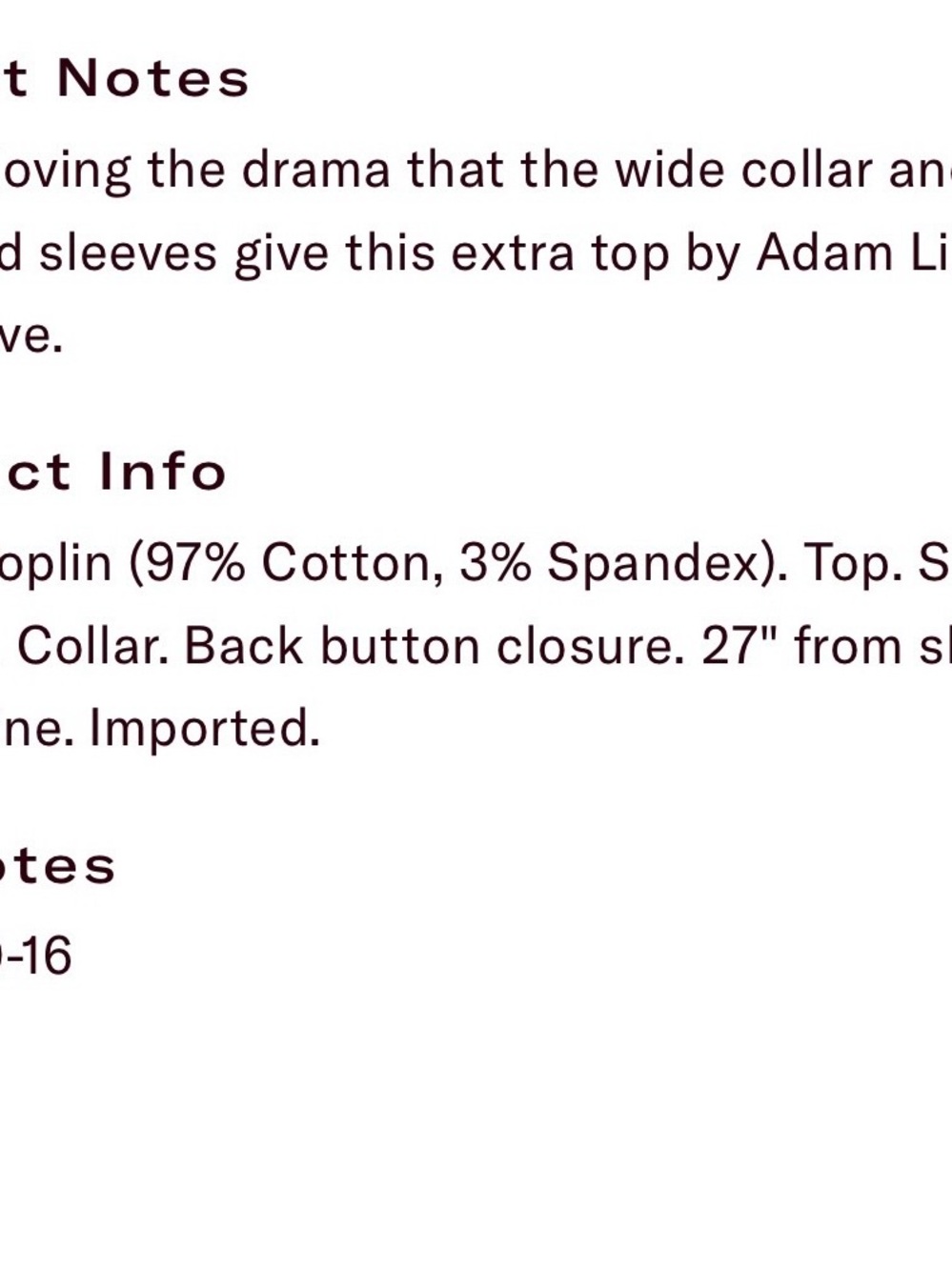 Adam Lippes x RTR Oversized Puff-Sleeve Blouse - Picture 6 of 6